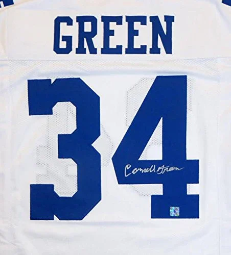 Cornell Green Autographed White Pro Style Jersey - The Jersey Source Auth 4 - Image 2