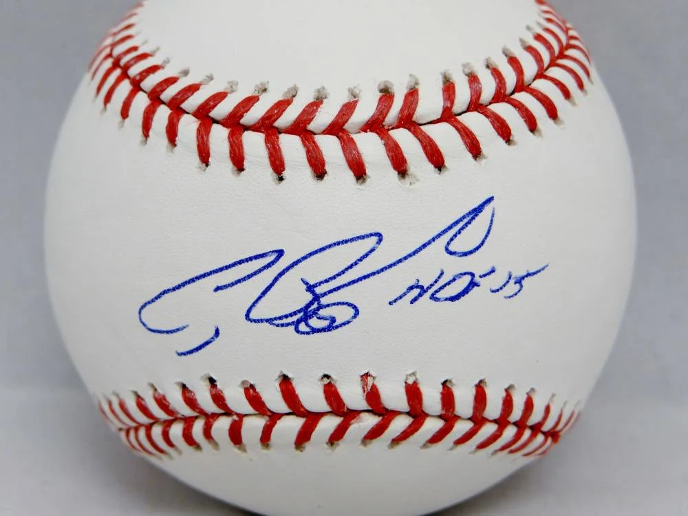 Craig Biggio Autographed Rawlings OML Baseball With HOF - Tristar *Blue - Image 3