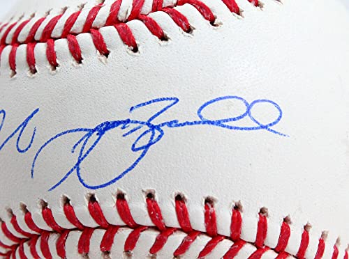 Craig Biggio/Jeff Bagwell Autographed Rawlings OML Baseball-TriStar Auth Blue - Image 3