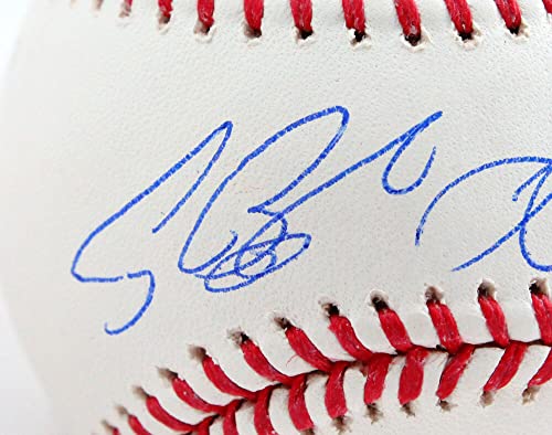 Craig Biggio/Jeff Bagwell Autographed Rawlings OML Baseball-TriStar Auth Blue - Image 4