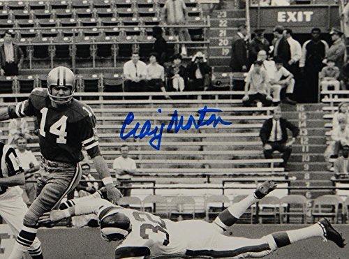 Craig Morton Signed Dallas Cowboys 8x10 Avoiding Tackle Photo- The Jersey Source Auth - Image 2