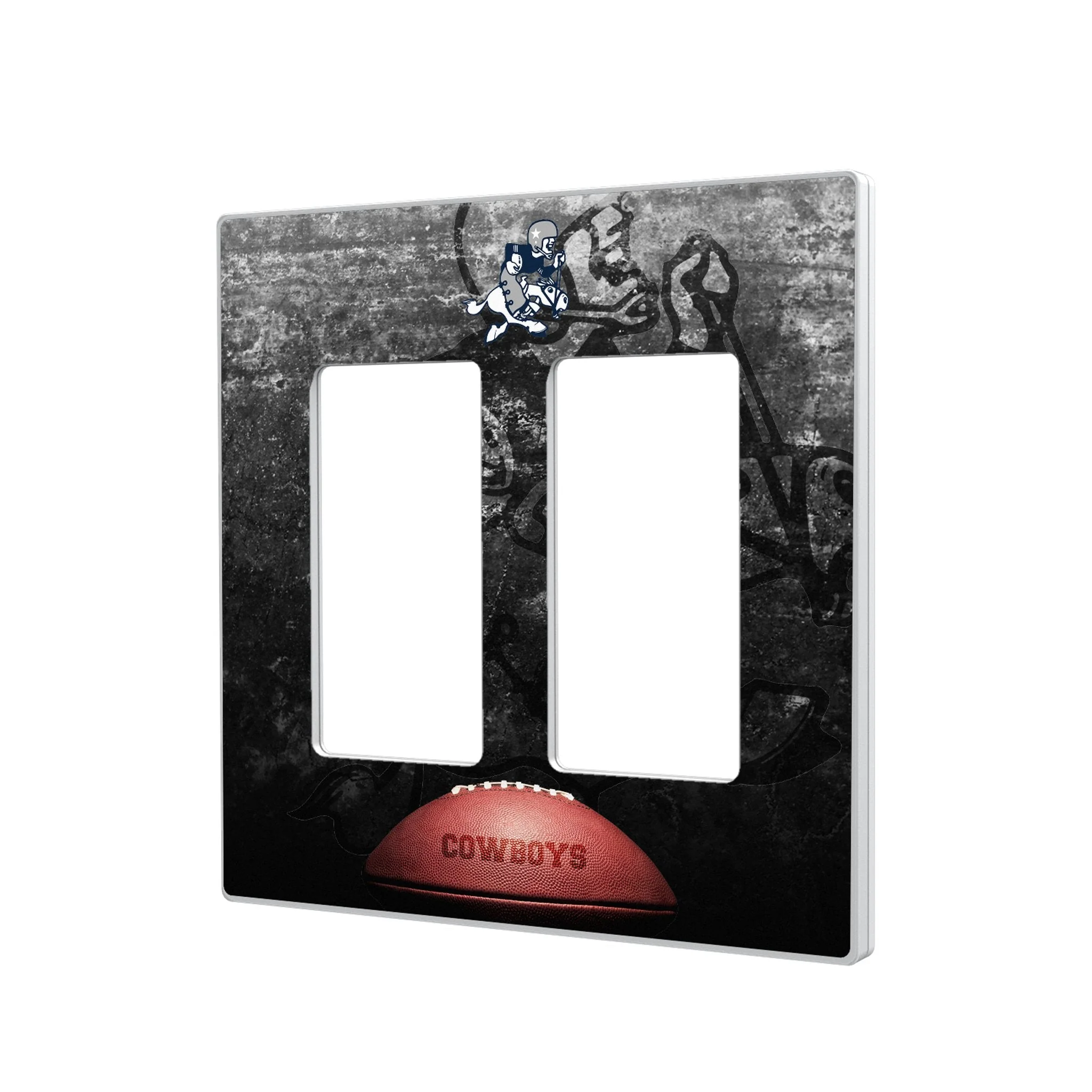 Dallas Cowboys 1966-1969 Historic Collection Legendary Hidden-Screw Light Switch Plate - Image 4