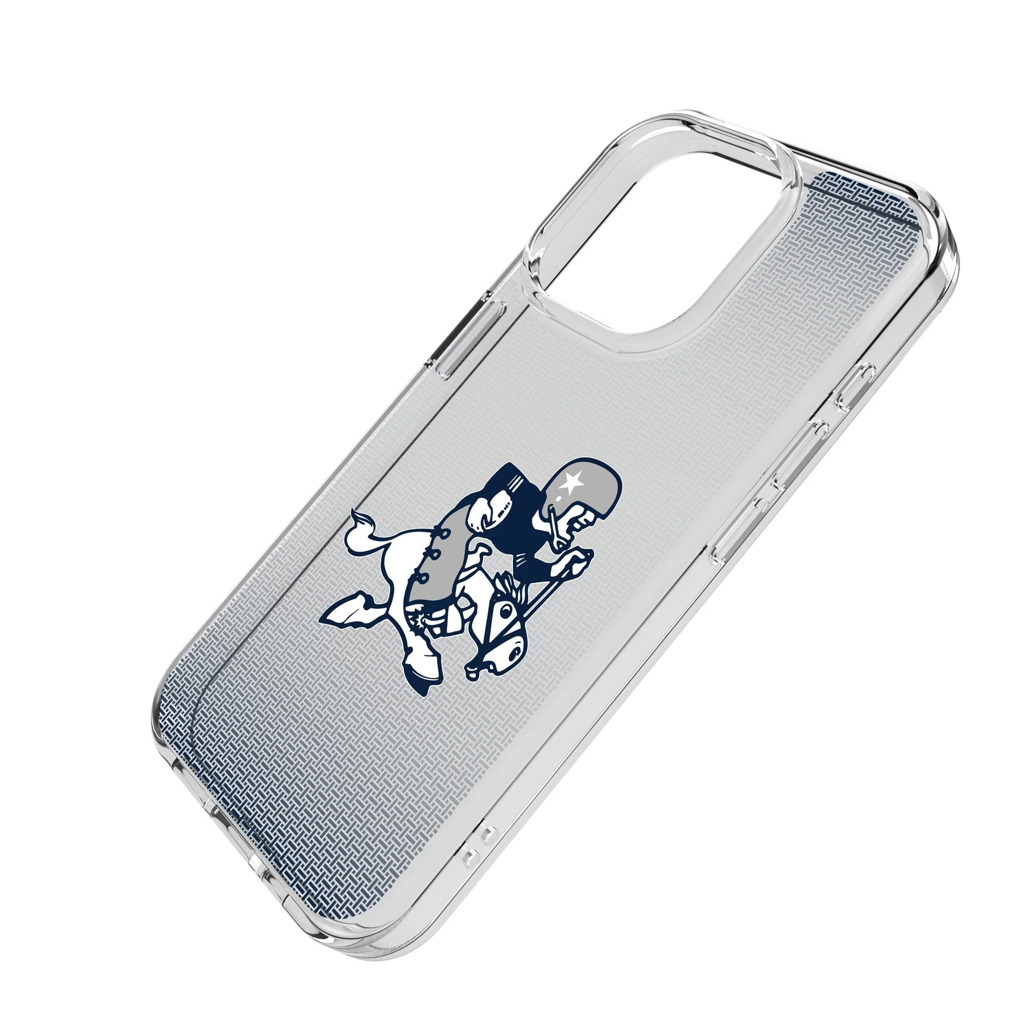 Dallas Cowboys 1966-1969 Historic Collection Linen Clear Phone Case for Apple iPhone - Image 2