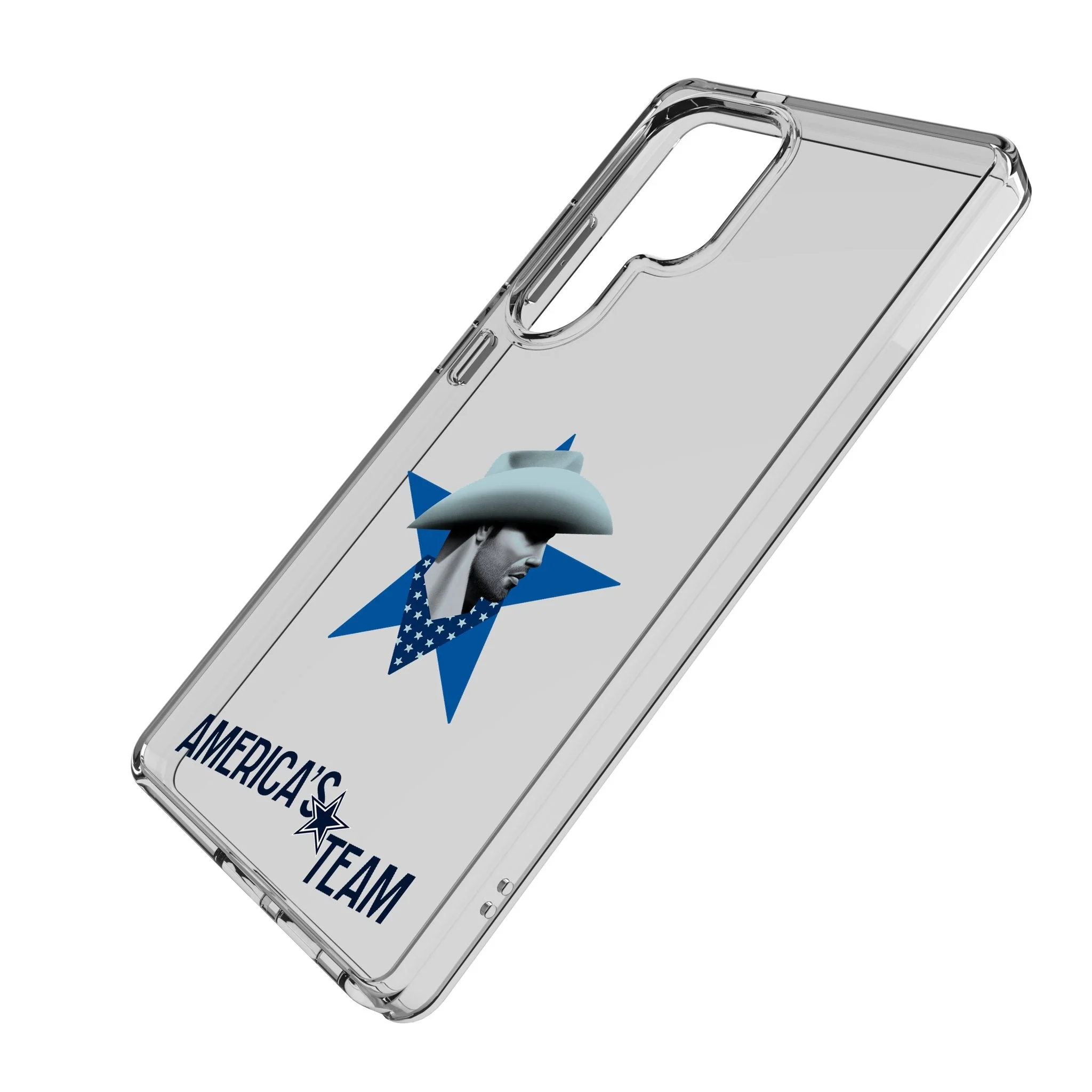 Dallas Cowboys 2024 Edition Clear Phone Case for Samsung Galaxy - Image 2