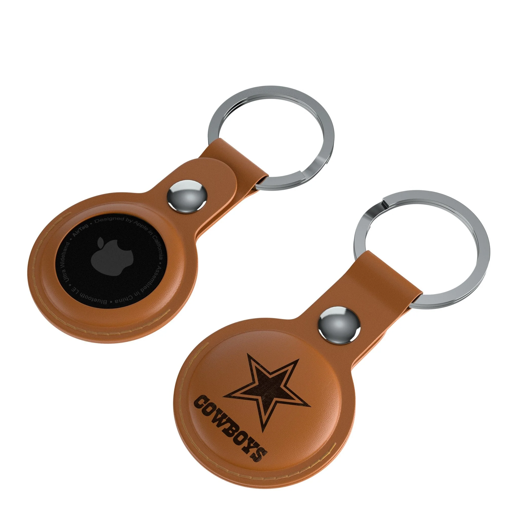 Dallas Cowboys Burn Brown Airtag Holder 2-Pack - Image 4