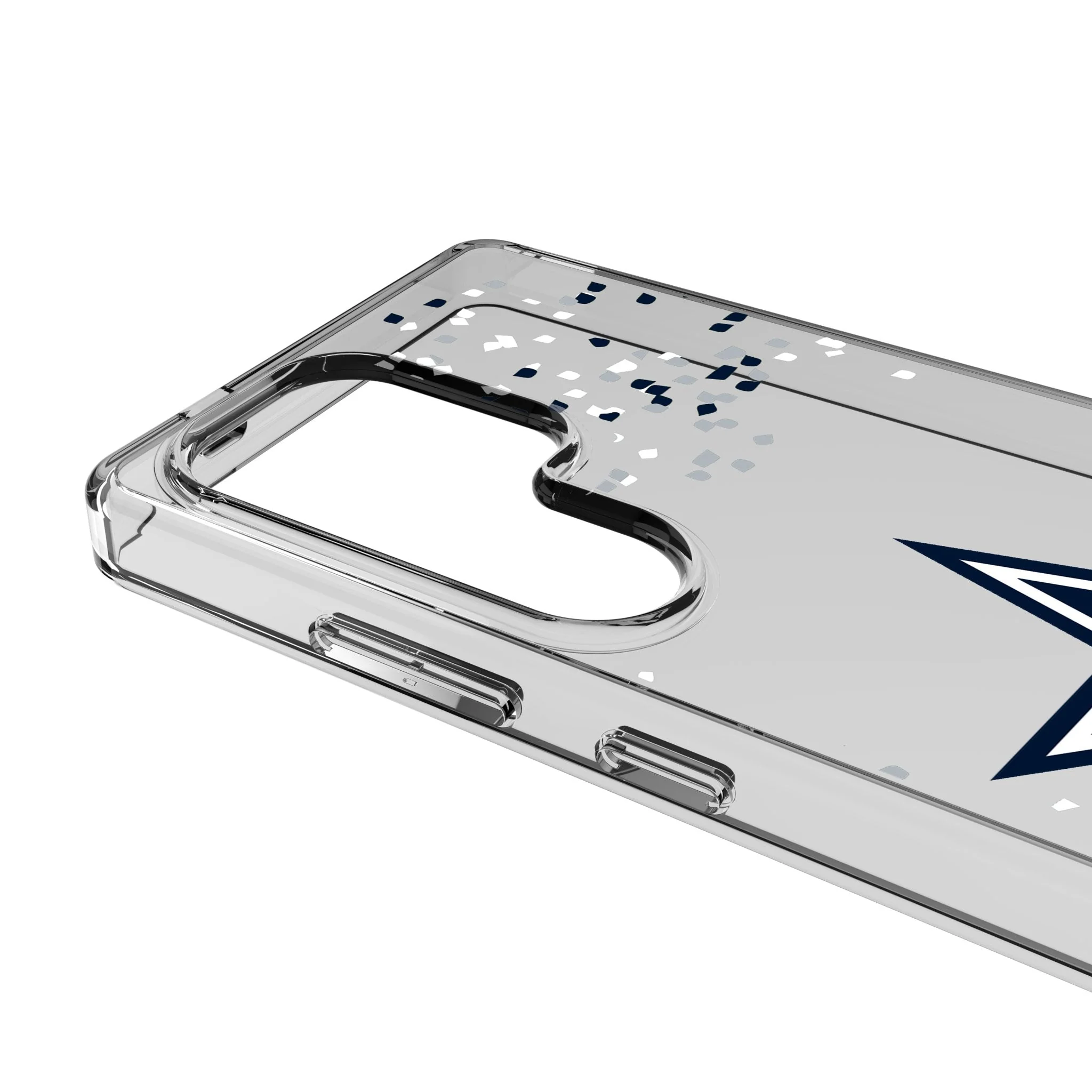 Dallas Cowboys Confetti Clear Phone Case for Samsung Galaxy - Image 3
