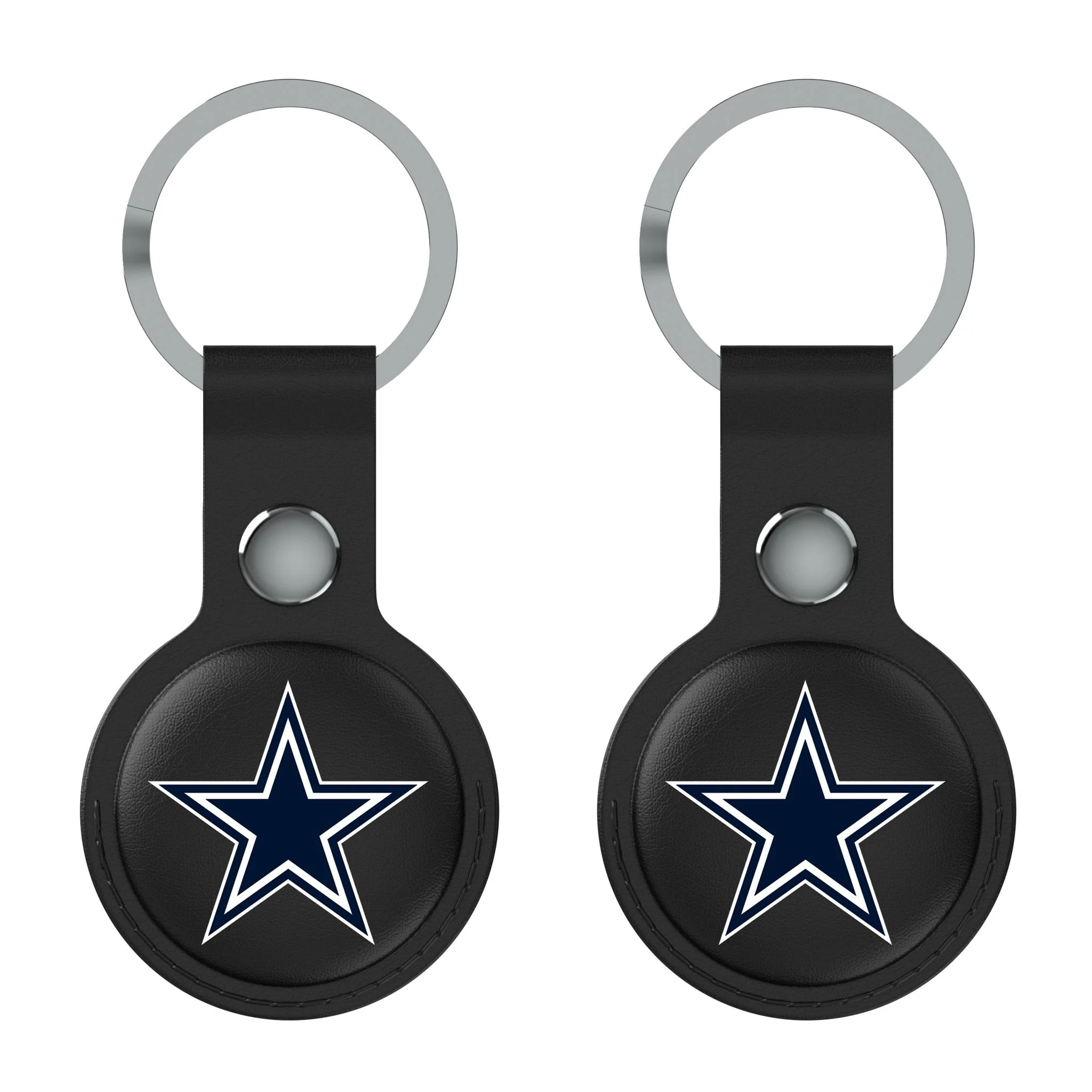Dallas Cowboys Insignia Black Airtag Holder 2-Pack - Image 2