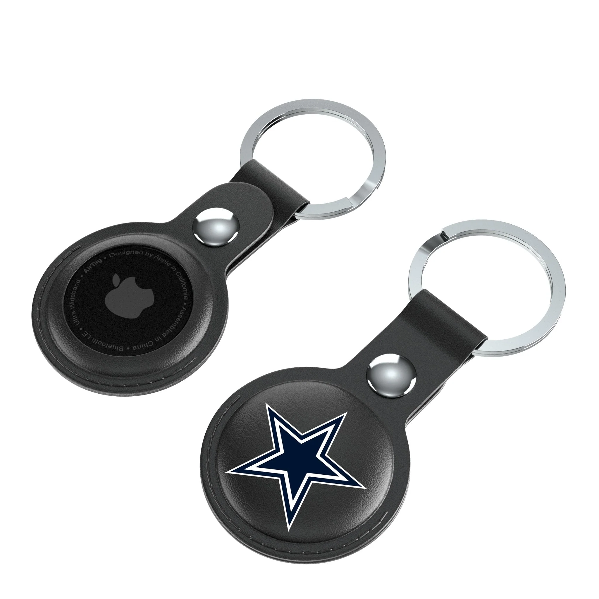 Dallas Cowboys Insignia Black Airtag Holder 2-Pack - Image 4