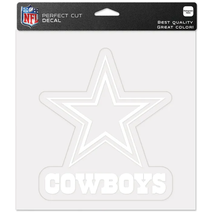 Dallas Cowboys Perfect Cut Decal 17" x 17"