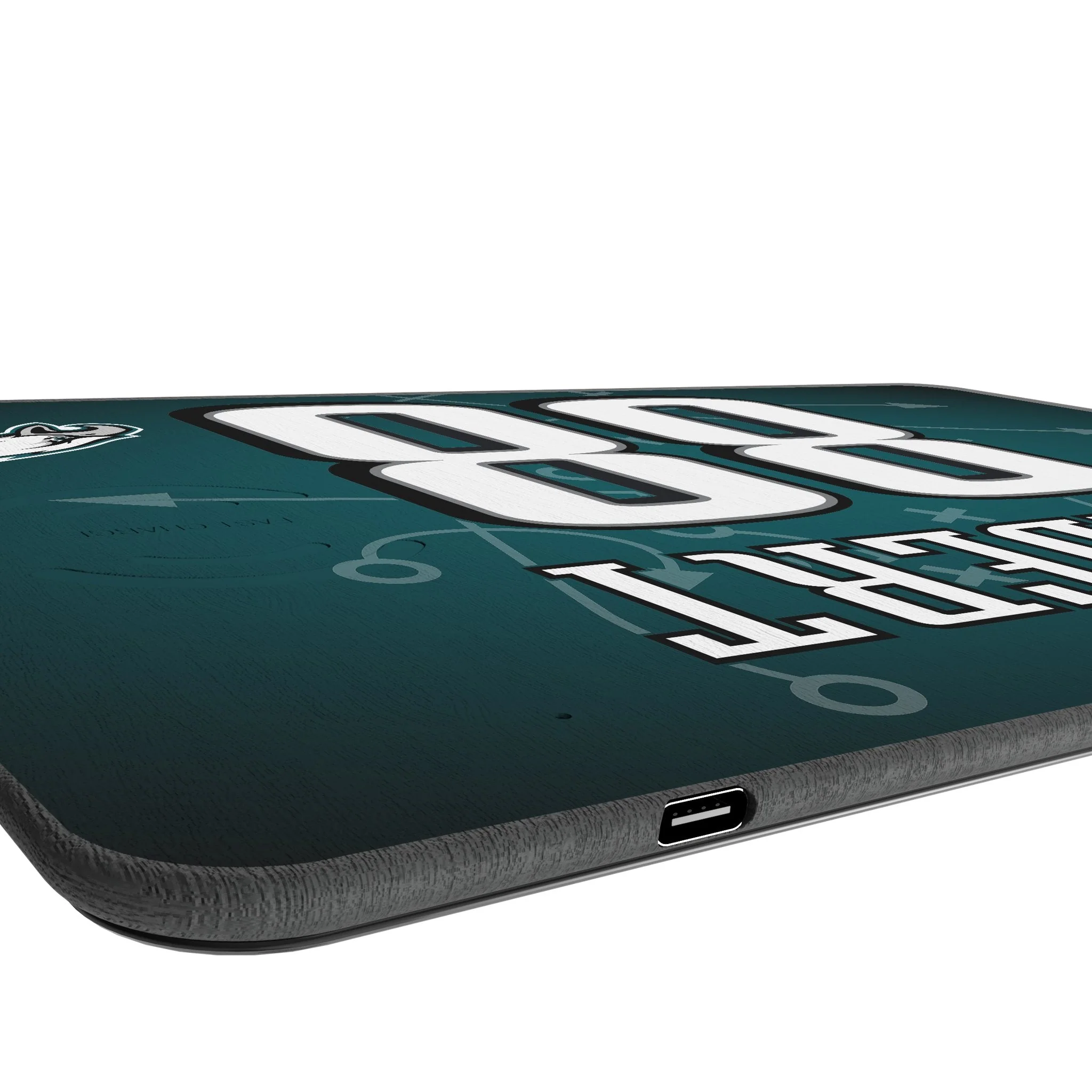 Dallas Goedert Philadelphia Eagles 88 Game Tactic 15-Watt Wireless Charger and Mouse Pad - Image 3
