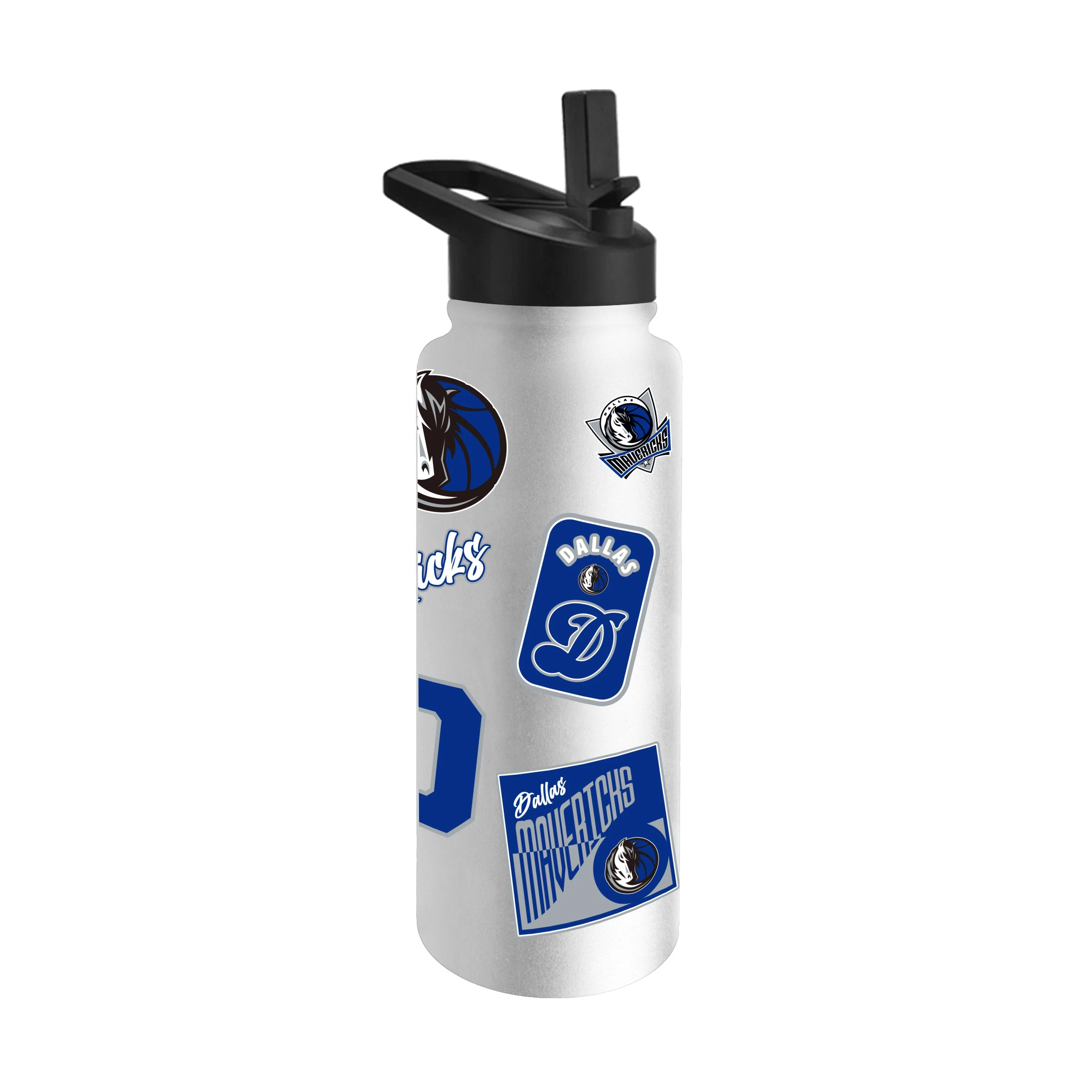 Dallas Mavericks 34oz White Dreamweave Quencher Bottle - Image 2