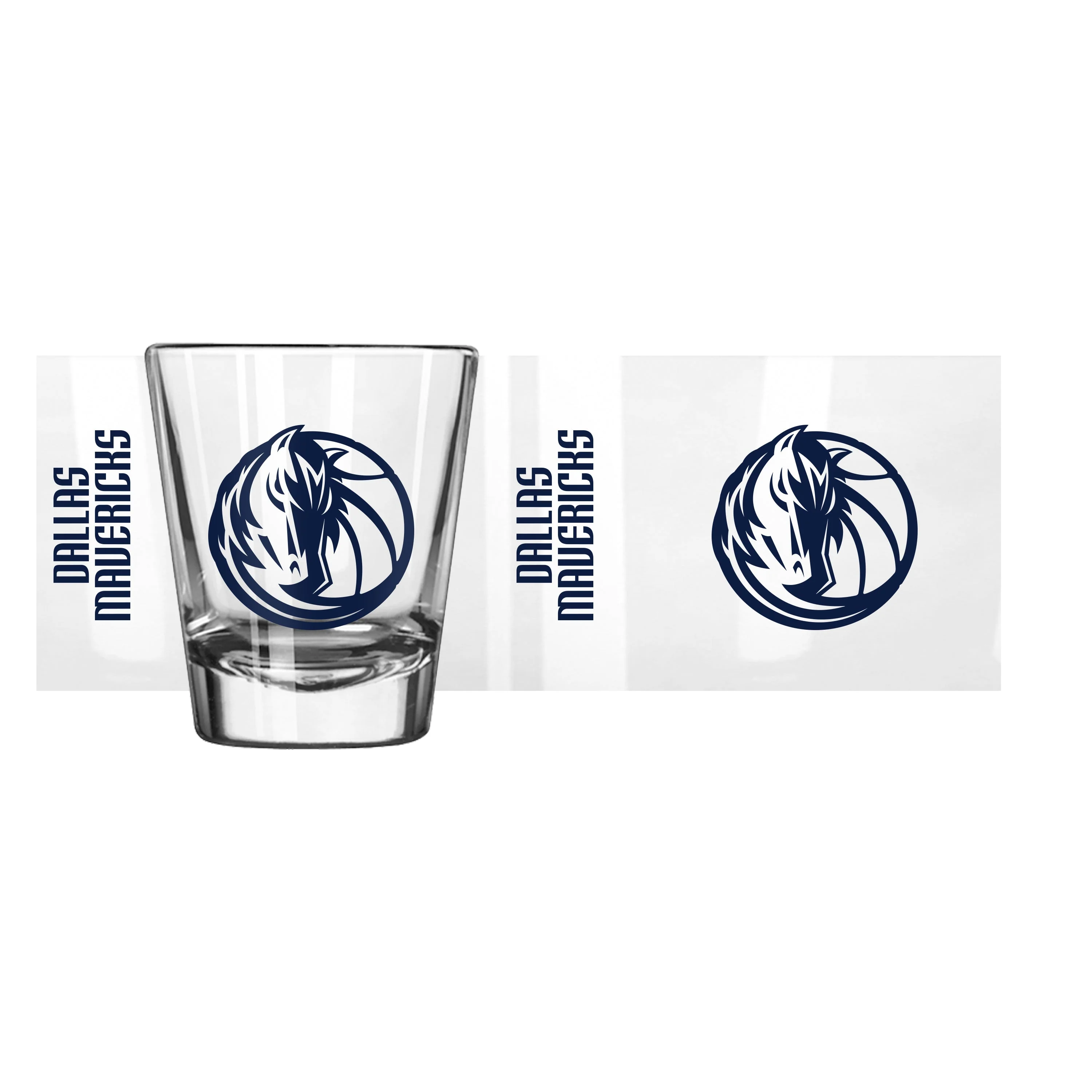 Dallas Mavericks Navy 2oz Gameday Shot Glass - Image 2