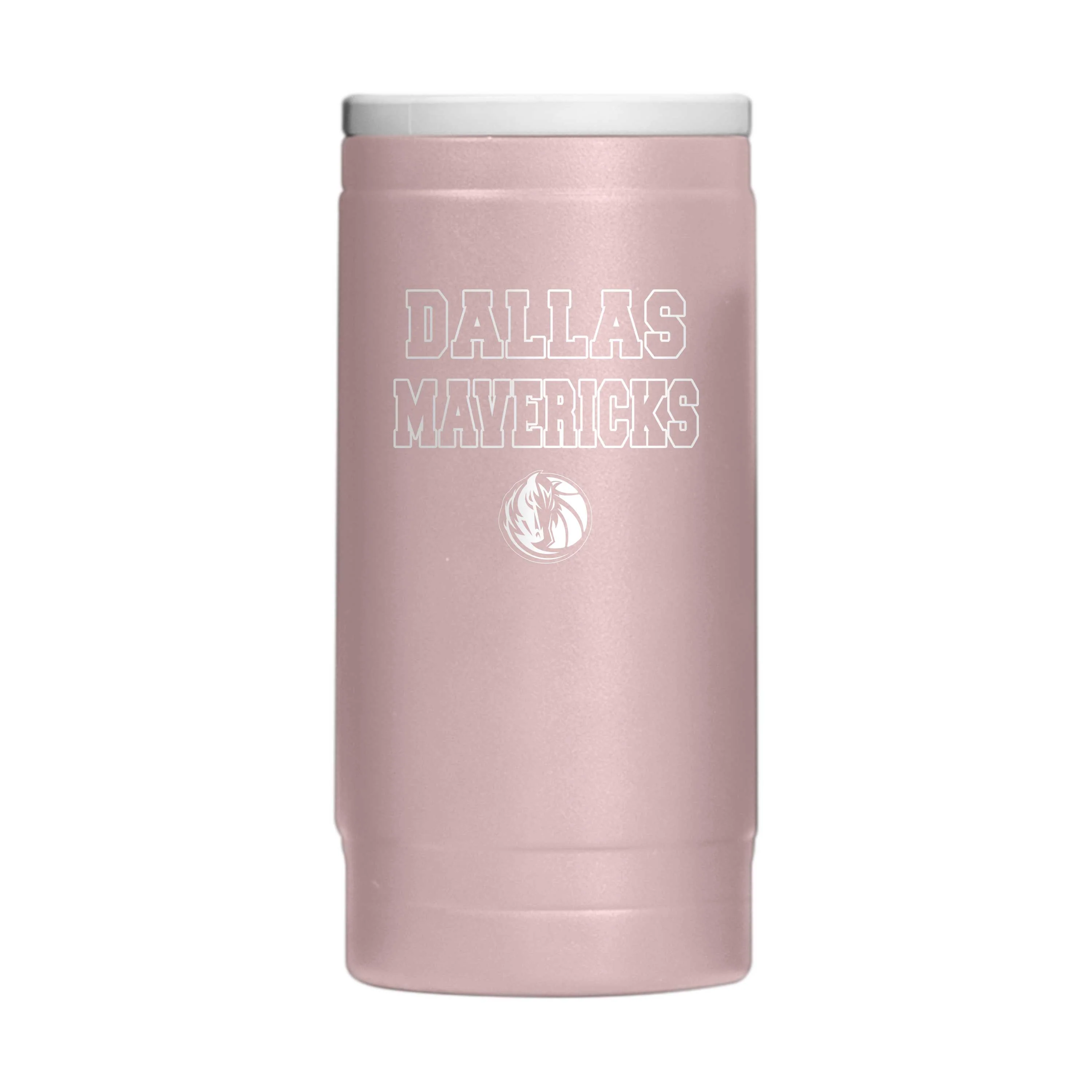 Dallas Mavericks  Stencil Powder Coat Slim Can Coolie - Image 2
