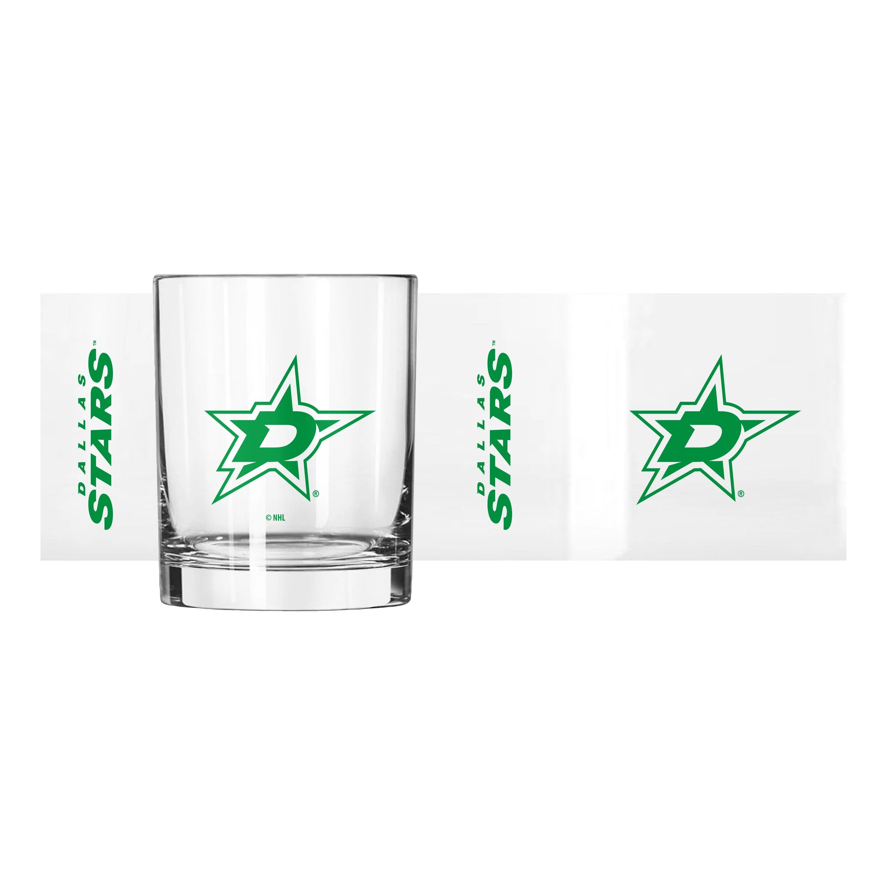 Dallas Stars 14oz Gameday Rocks Glass - Image 2