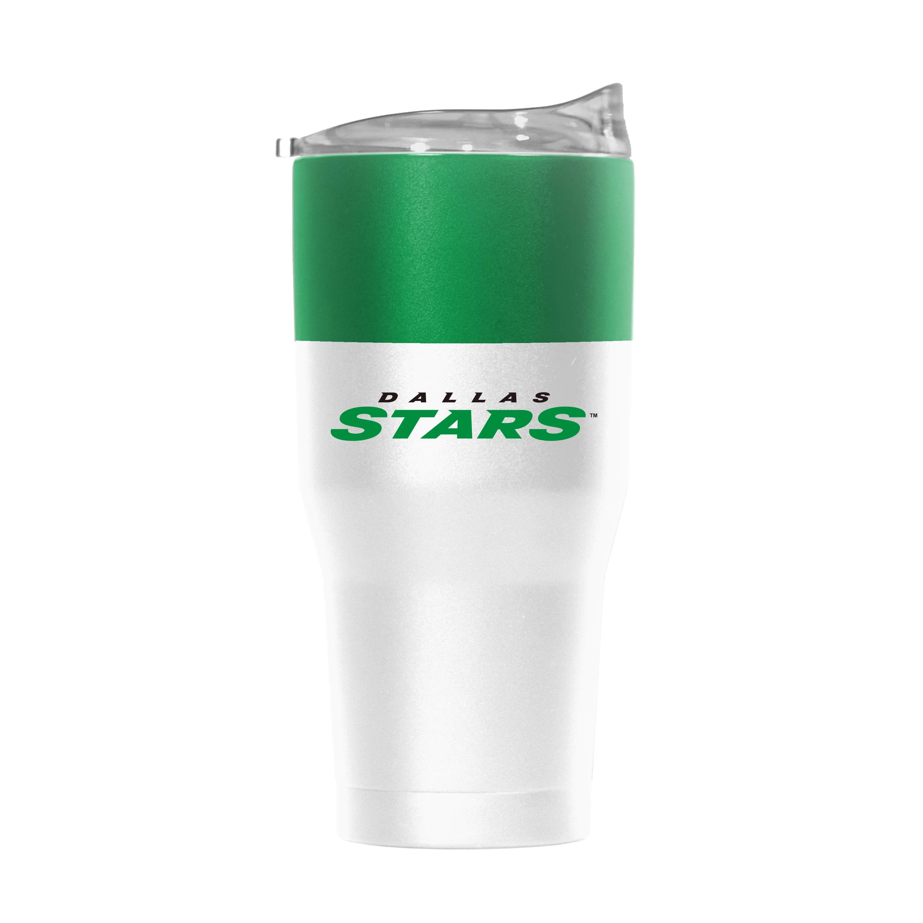 Dallas Stars 30oz Colorblock White Powder Coat Tumbler - Image 2