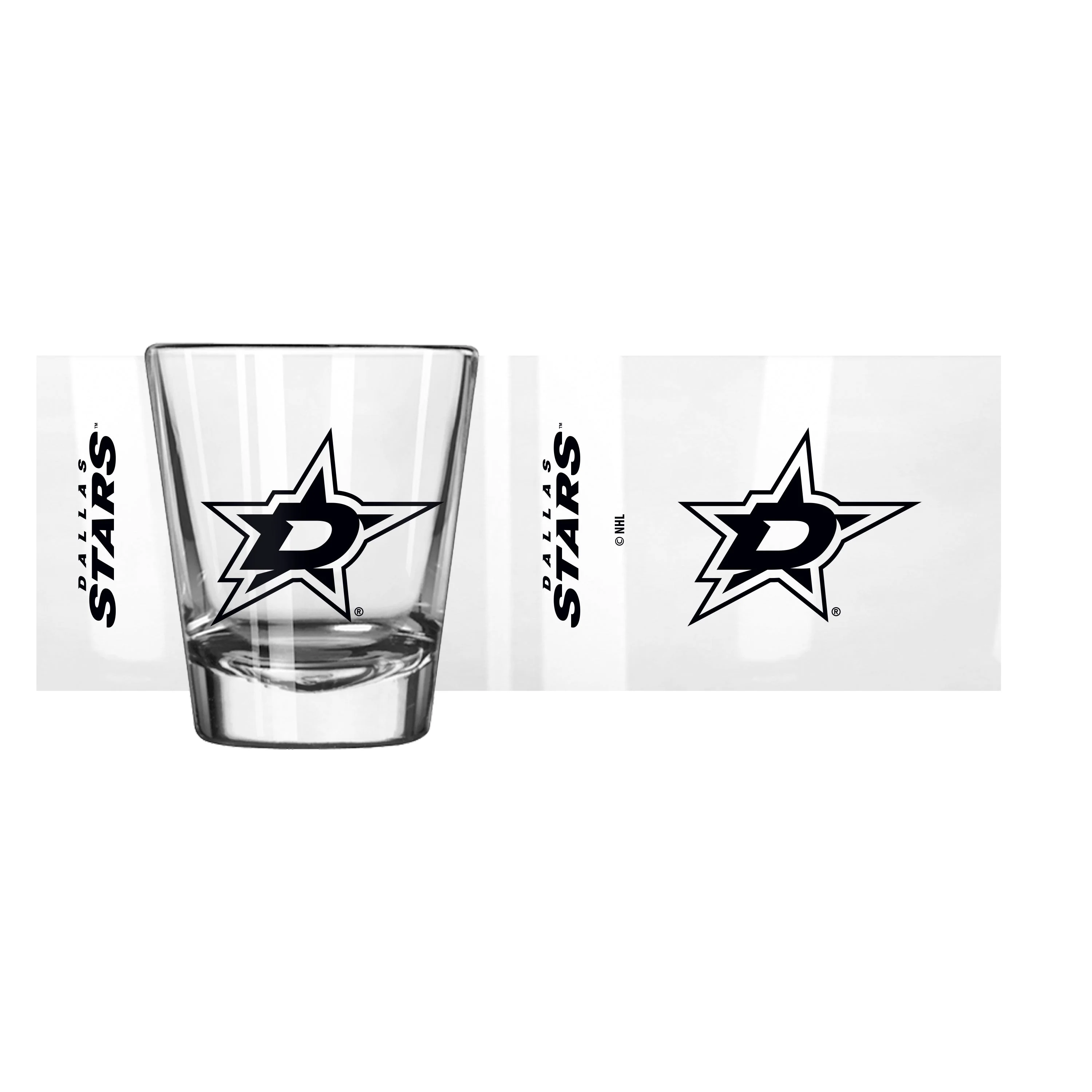 Dallas Stars Black 2oz Gameday Shot Glass - Image 2