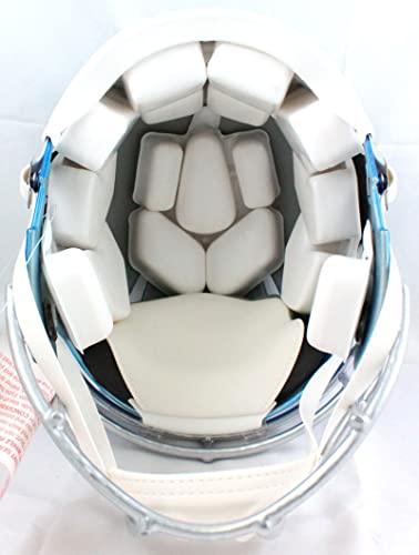 D'Andre Swift Autographed Detroit Lions F/S Flash Speed Authentic Helmet-Fanatics Silver - Image 2