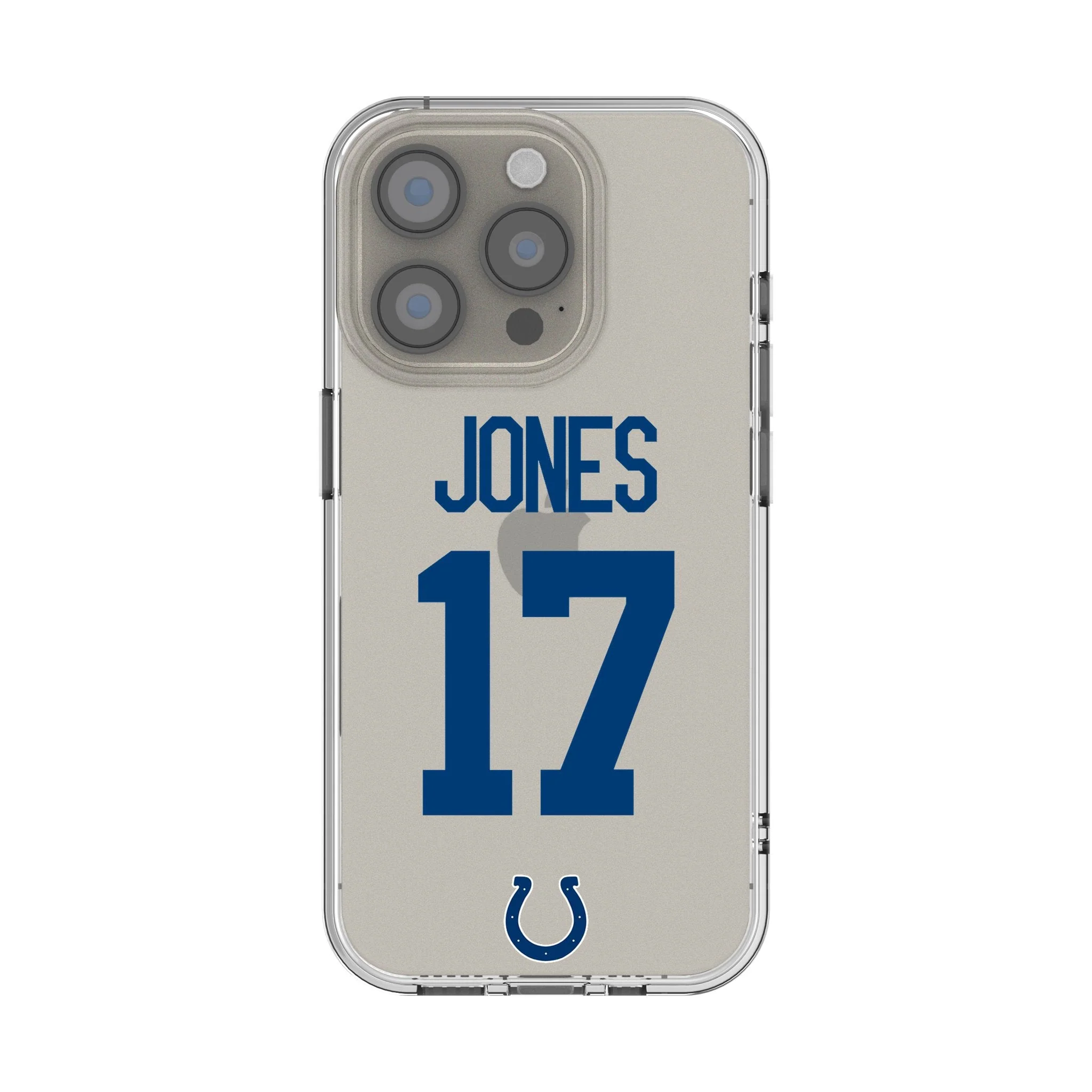 Daniel Jones Indianapolis Colts 17 Game Tactic Clear Phone Case for Apple iPhone