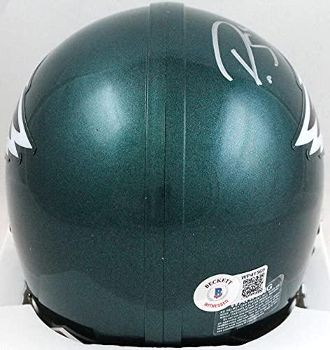 Darius Slay Autographed Philadelphia Eagles Mini Helmet- Beckett Silver - Image 2