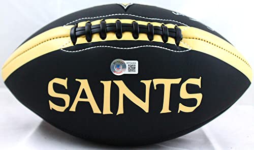 Darren Sproles Autographed New Orleans Saints Black Logo Football-Beckett W Hologram White - Image 2