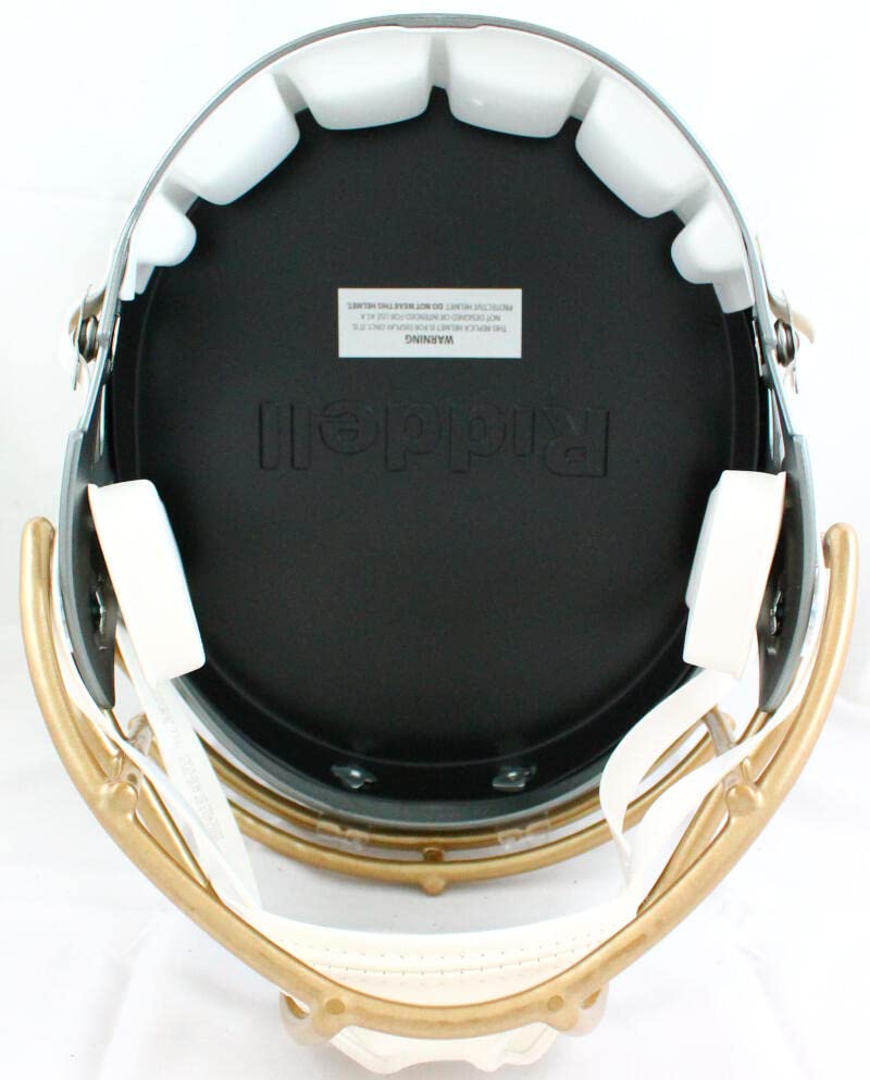 Darren Sproles Autographed New Orleans Saints F/S Flash Speed Helmet-Beckett W Hologram Black - Image 4