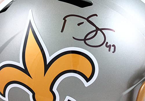 Darren Sproles Autographed New Orleans Saints F/S Flash Speed Helmet-Beckett W Hologram Black - Image 7