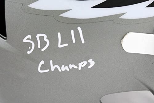 Darren Sproles Autographed Philadelphia Eagles F/S Flash Speed Helmet w/SB Champs-Beckett W Hologram White - Image 7