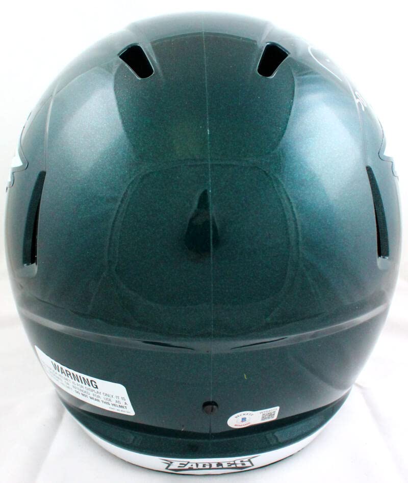 Darren Sproles Autographed Philadelphia Eagles F/S Speed Helmet w/SB Champs-Beckett W Hologram Silver - Image 5