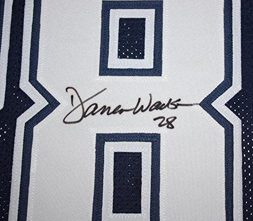 Darren Woodson Autographed Blue Dbl Stitch Pro Style Jersey 8- JSA Witness Authenticated - Image 2