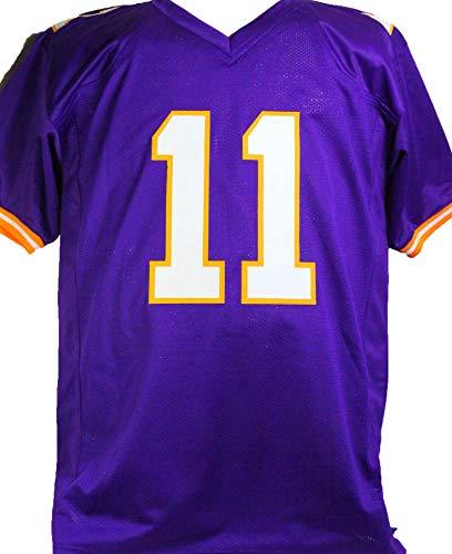 Daunte Culpepper Autographed Purple Pro Style Jersey- Beckett Witness Authentication L1 - Image 2