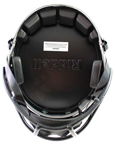 Davante Adams Autographed Packers F/S Eclipse Speed Helmet- Beckett Witnessed Yellow - Image 3