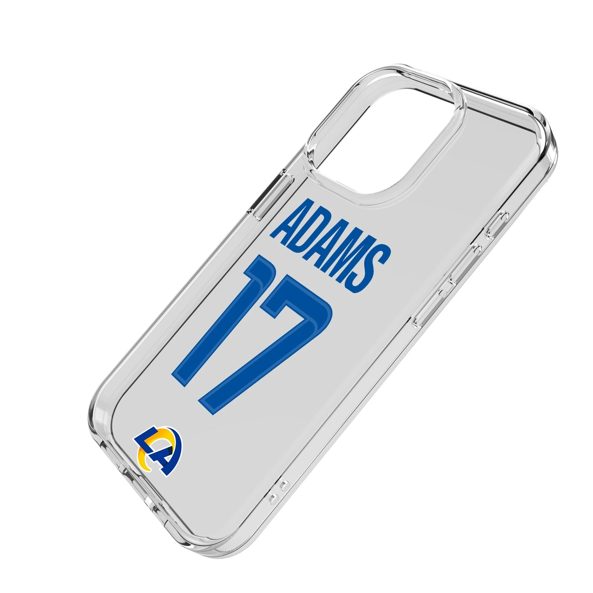 Davante Adams Los Angeles Rams 17 Game Tactic Clear Phone Case for Apple iPhone - Image 2