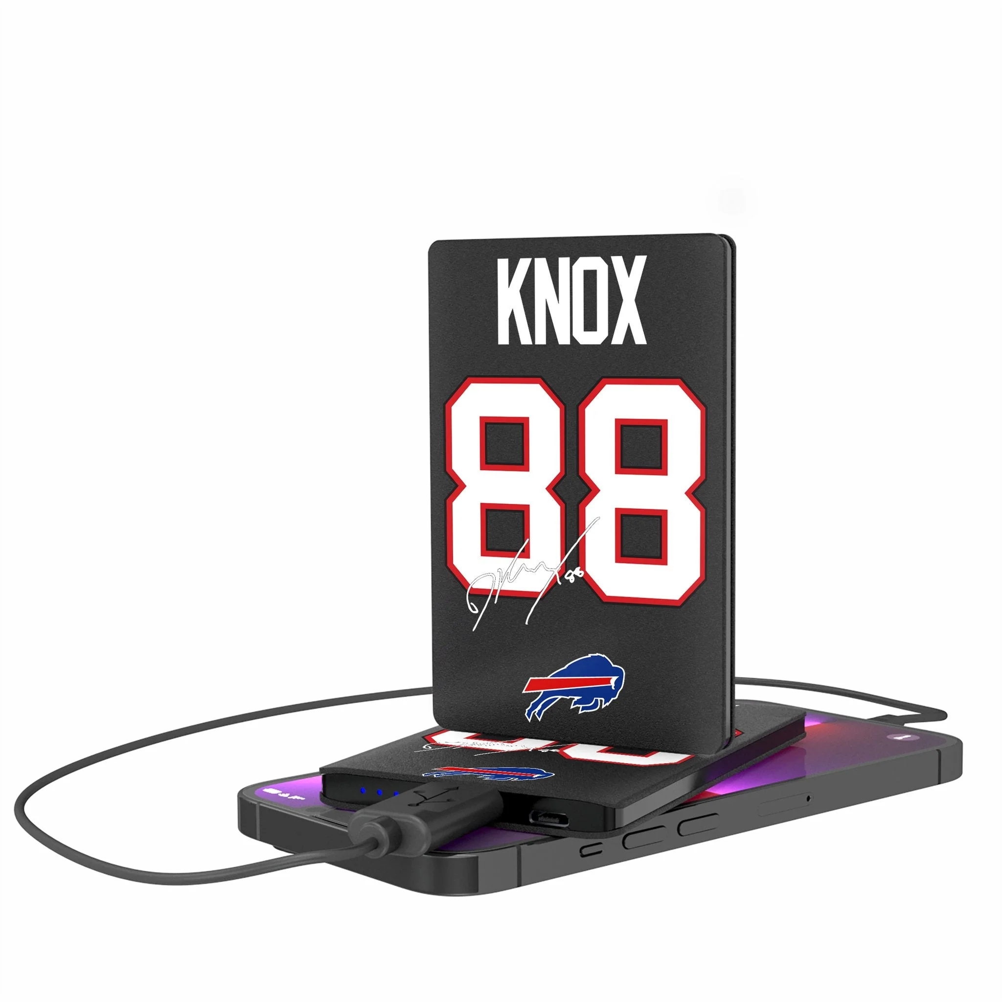 Dawson Knox Buffalo Bills 88 Ready 2500mAh Credit Card Powerbank