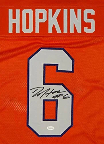 DeAndre Hopkins Autographed Orange College Style Jersey- JSA W Authenticated - Image 2