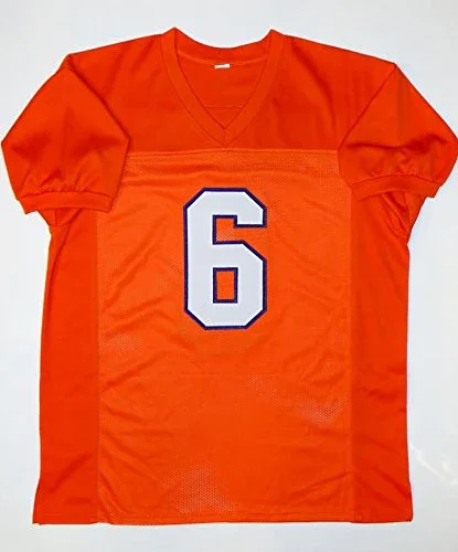 DeAndre Hopkins Autographed Orange College Style Jersey- JSA W Authenticated - Image 4