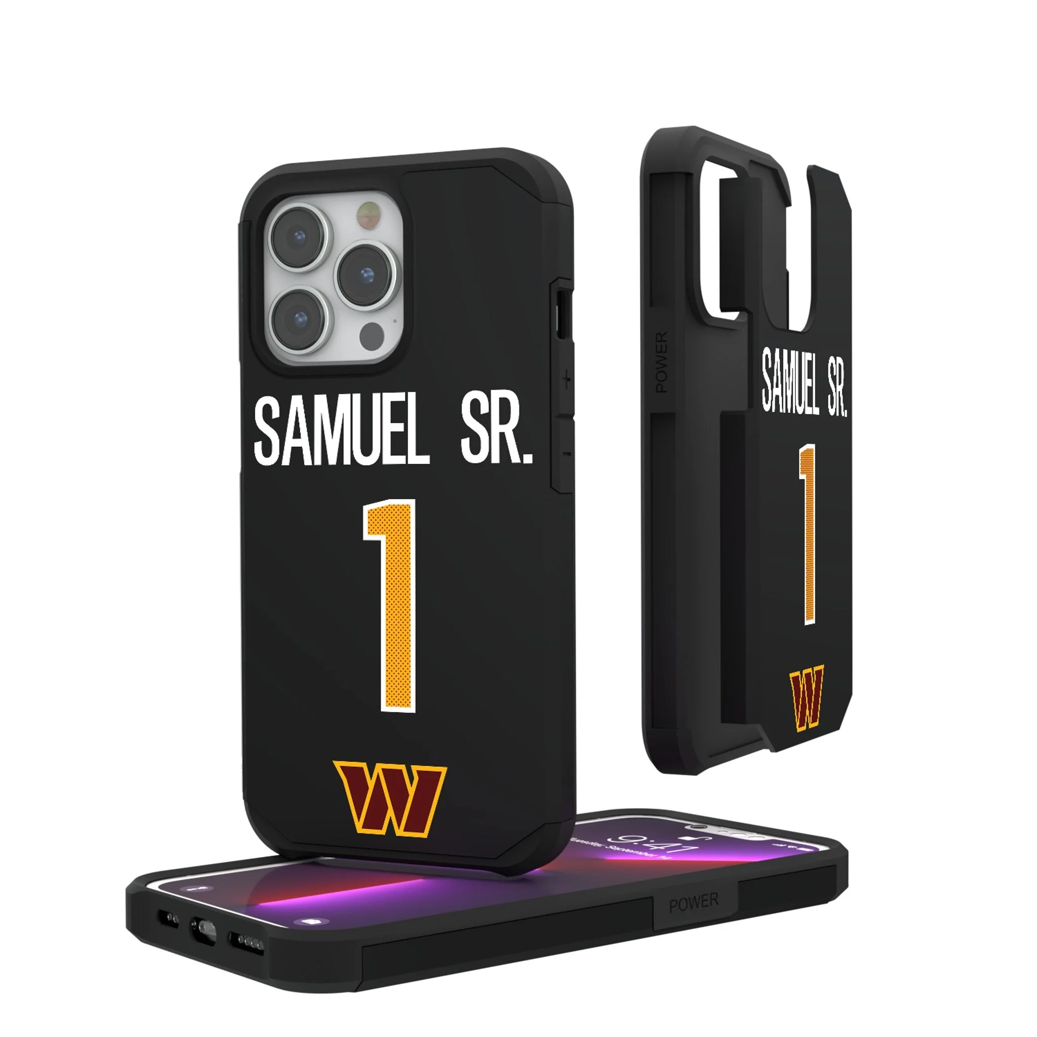 Deebo Samuel Sr. Washington Commanders 1 Game Tactic Rugged Phone Case for Apple iPhone
