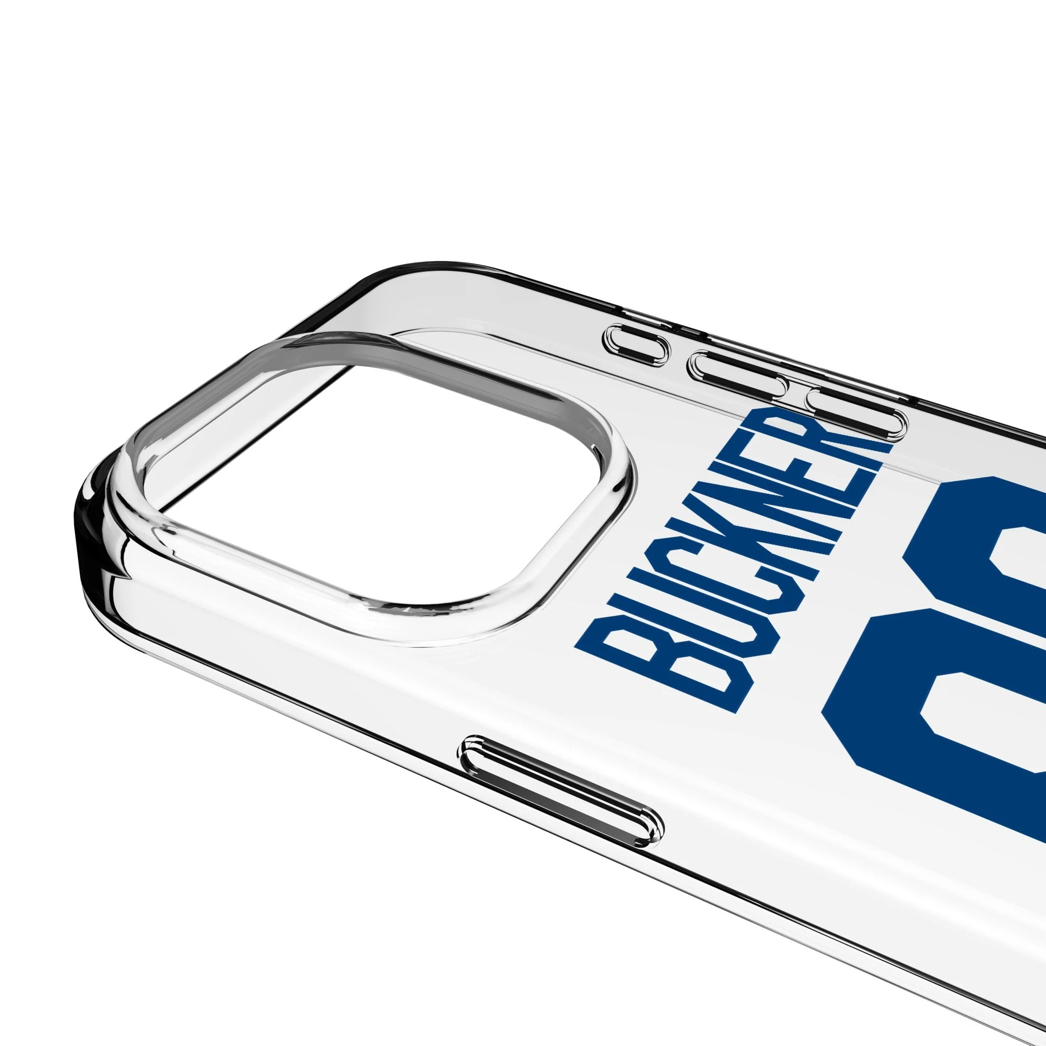 DeForest Buckner Indianapolis Colts 99 Game Tactic Clear Phone Case for Apple iPhone - Image 3