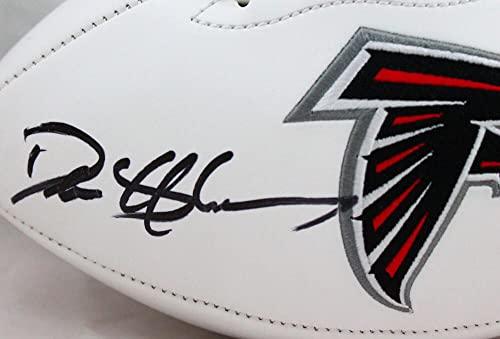 Deion Sanders Autographed Atlanta Falcons Logo Football-Beckett W Hologram - Image 3