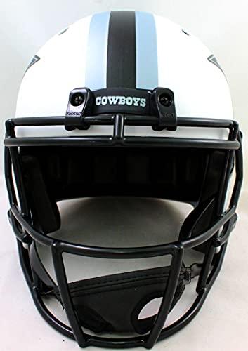 Deion Sanders Autographed Cowboys Lunar Speed F/S Helmet - BA W Holo Blue - Image 4