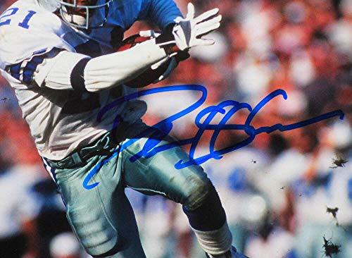 Deion Sanders Autographed Dallas Cowboys 8x10 Vs Raiders HM Photo - Beckett W Blue - Image 2