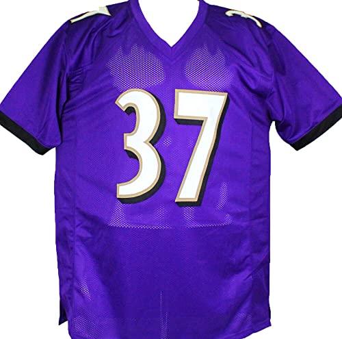Deion Sanders Autographed Purple Pro Style Jersey-Beckett W Hologram - Image 2