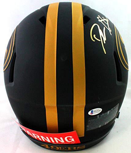 Deion Sanders Autographed San Francisco 49ers F/S Eclipse Authentic Helmet - Beckett W Gold - Image 3