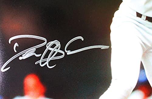 Deion Sanders Autographed Yankees 16x20 Batting HM Photo- Beckett W Holo Silver - Image 2
