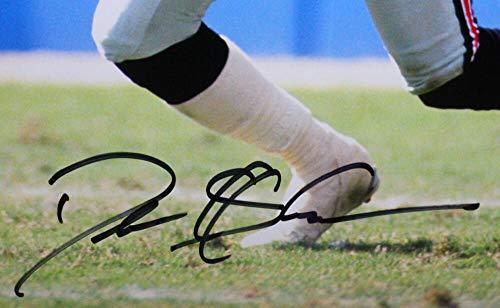 Deion Sanders Signed Atlanta Falcons 16x20 Running HM Photo - Beckett W Black - Image 2