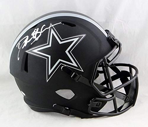 Deion Sanders Signed Cowboys F/S Eclipse Speed Helmet - Beckett W Auth *Silver - Image 4