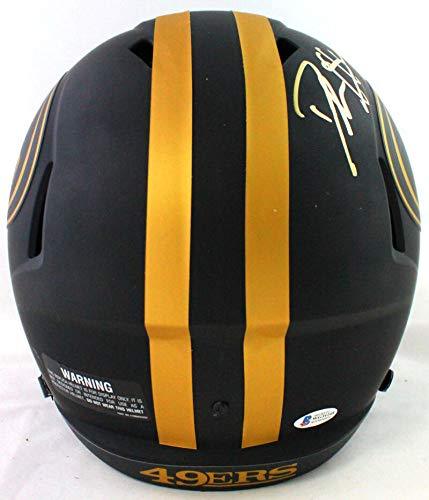 Deion Sanders Signed San Francisco 49ers F/S Eclipse Helmet- Beckett W Gold - Image 3