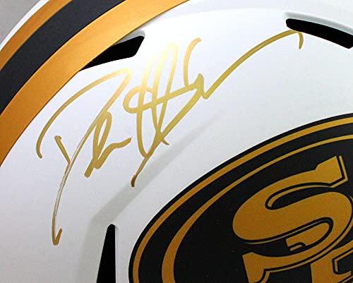 Deion Sanders Signed San Francisco 49ers Lunar Speed F/S Helmet- BA W Holo Gold - Image 5
