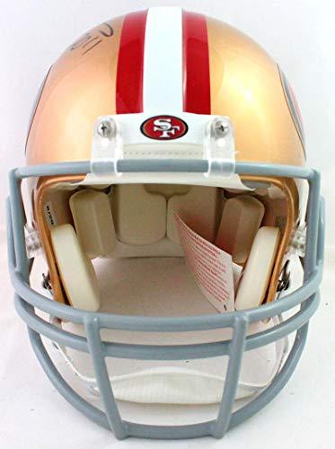 Deion Sanders Signed SF 49ers Full Size Authentic Helmet w/HOF- Beckett W Blk - Image 4