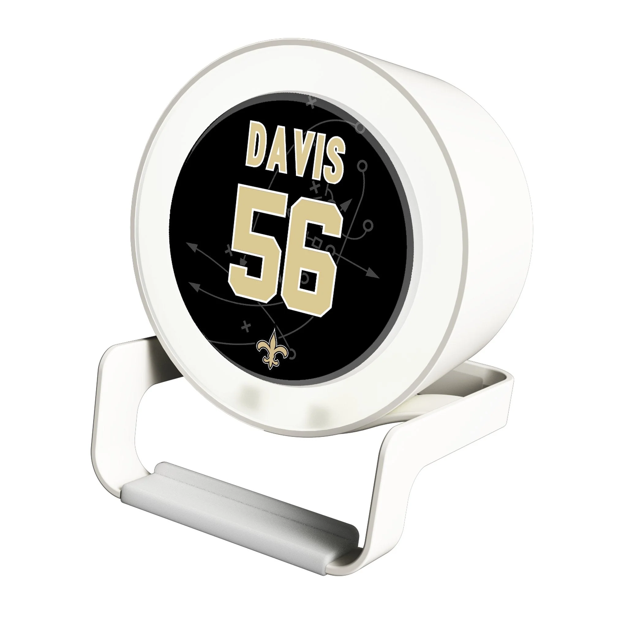 Demario Davis New Orleans Saints 56 Ready Night Light Charger and Bluetooth Speaker