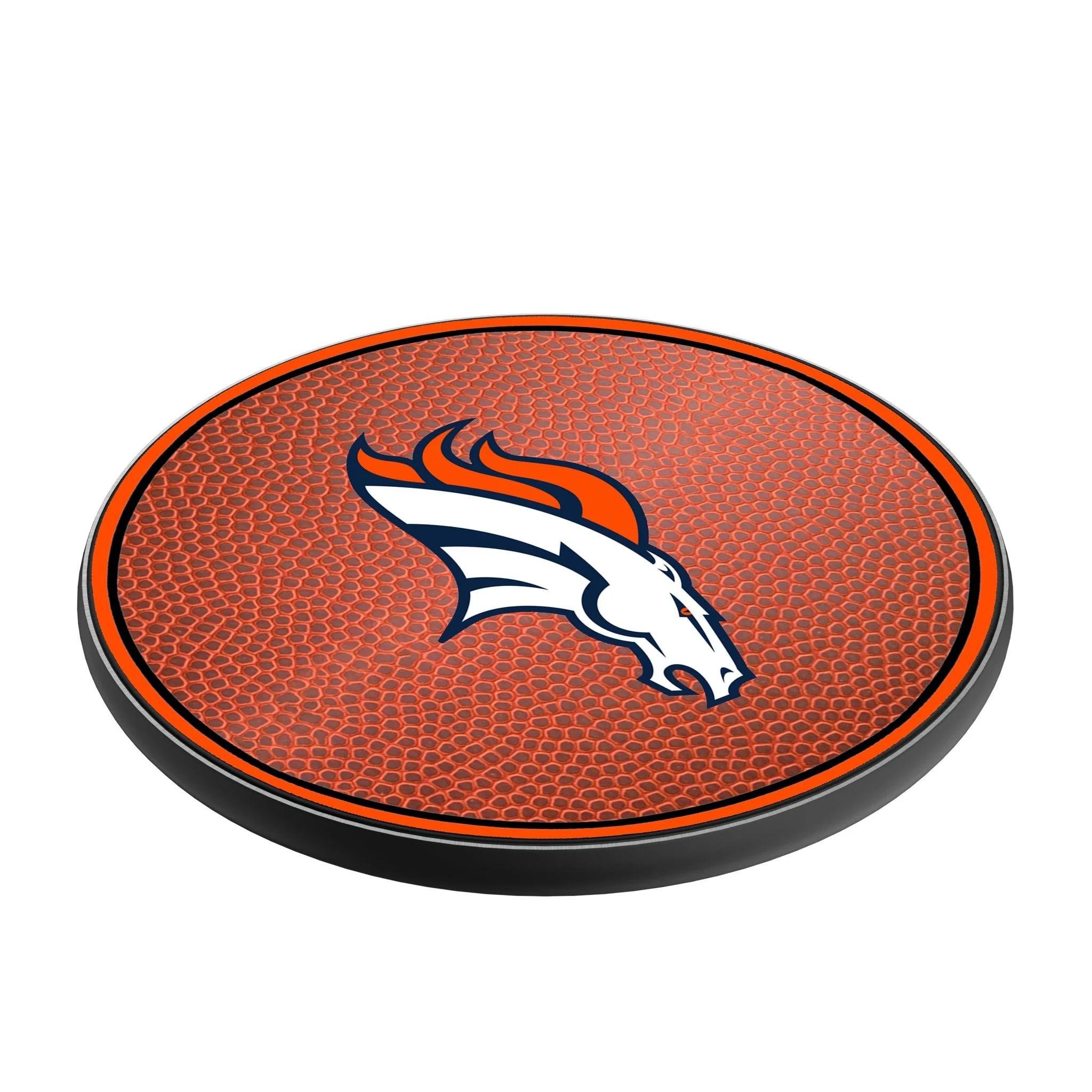 Denver Broncos Football 15-Watt Wireless Charger - Image 2